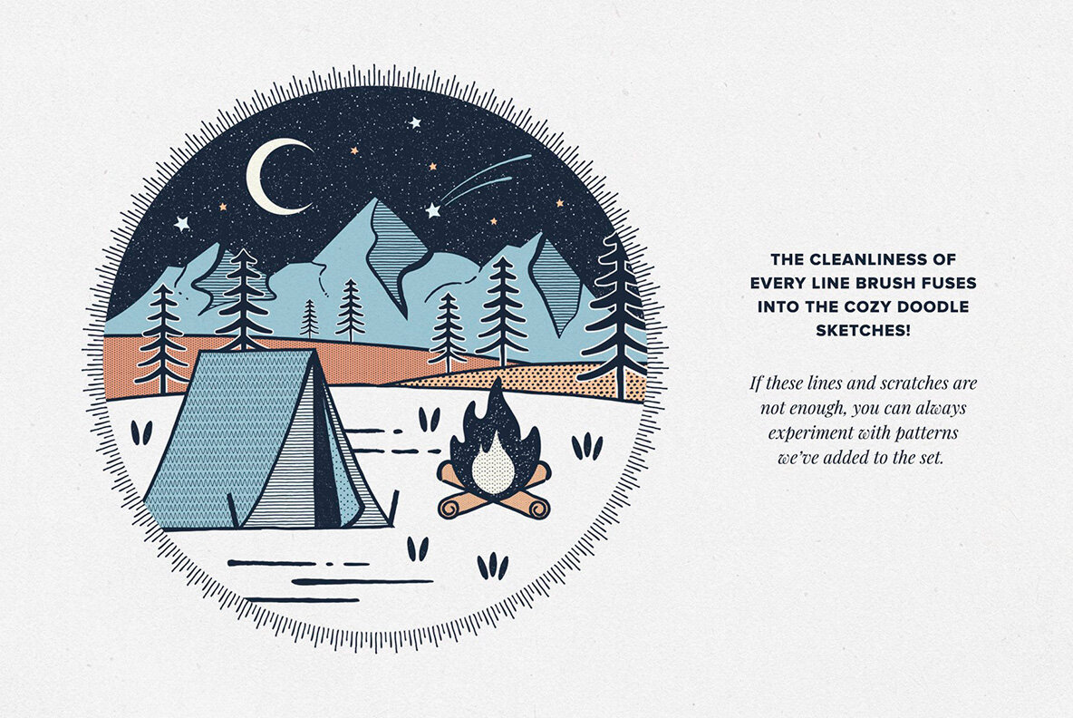 Illustrator Brushes Bundle 25