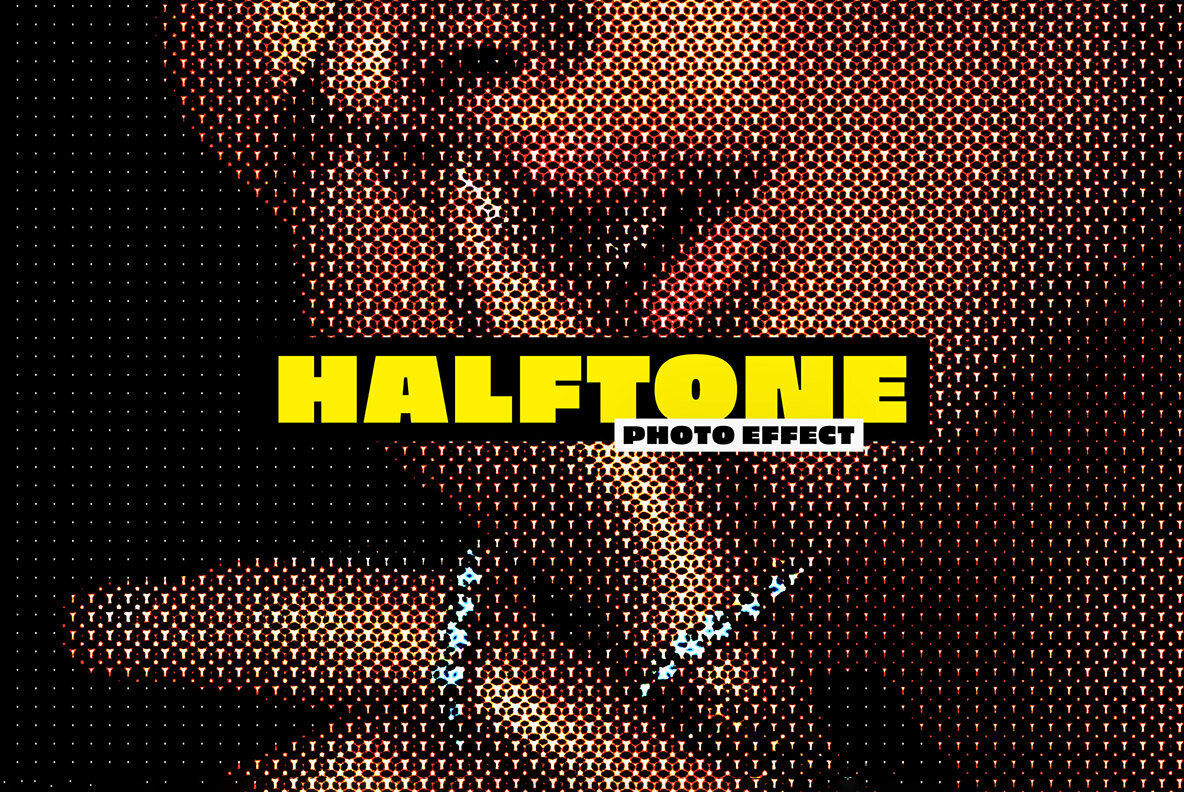 Halftone Photo Effect 1
