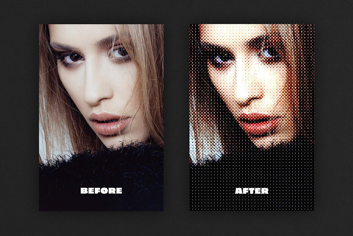 Halftone Photo Effect 4