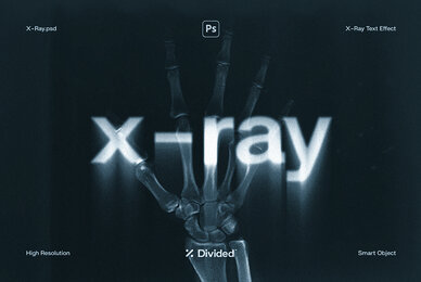 X Ray Text Distortion Effect