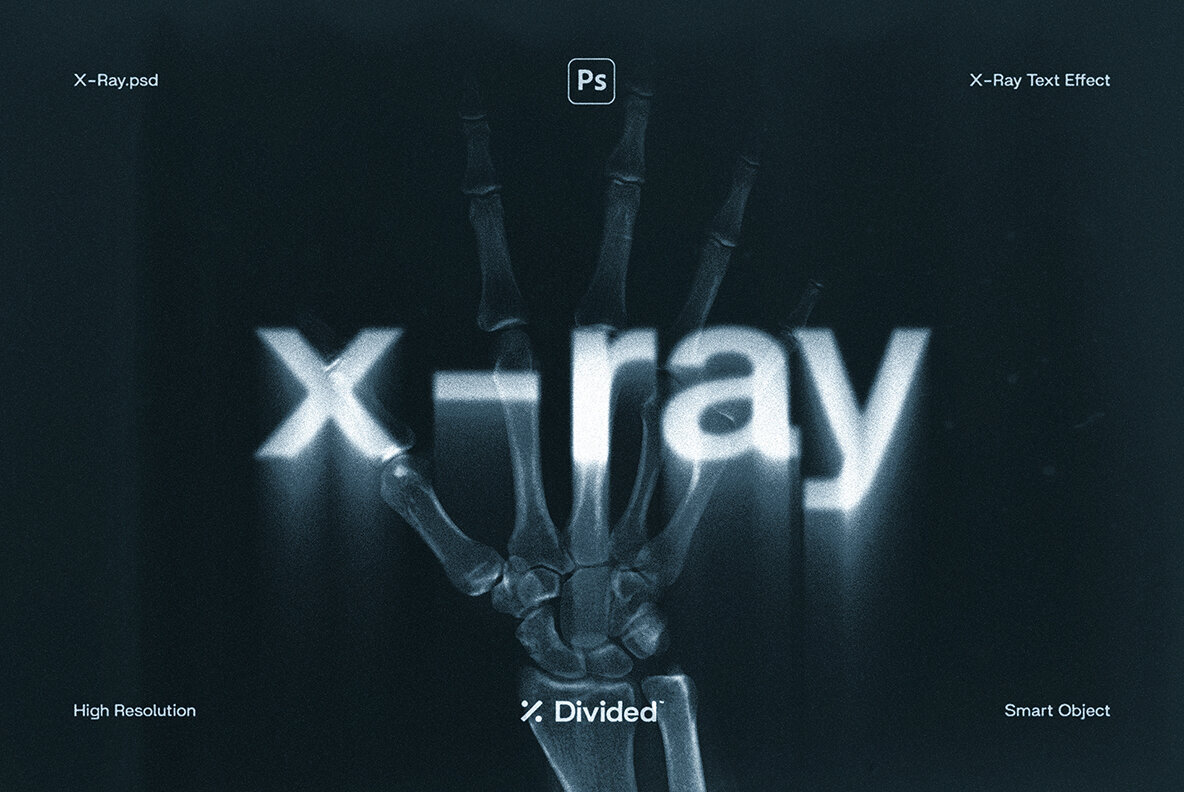 X Ray Text Distortion Effect 1