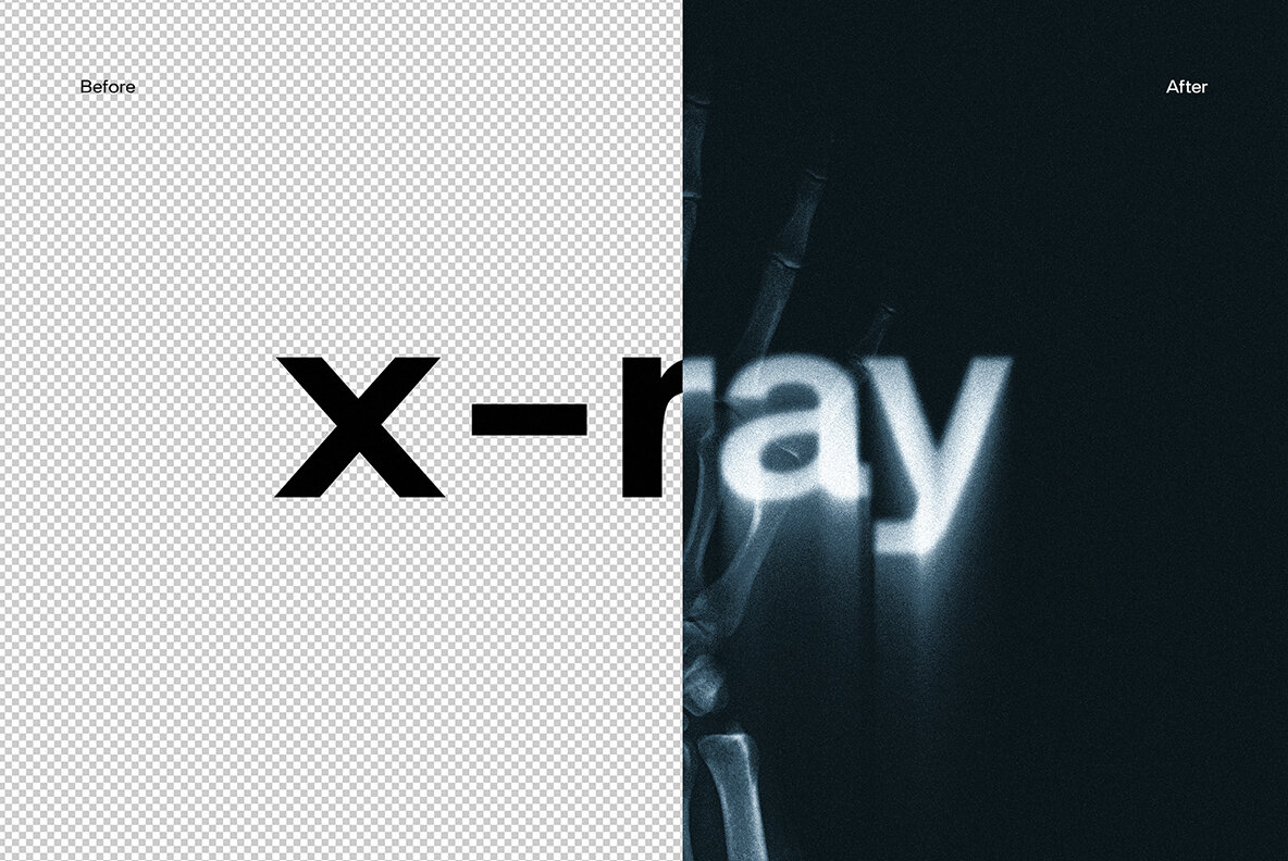 X Ray Text Distortion Effect 4