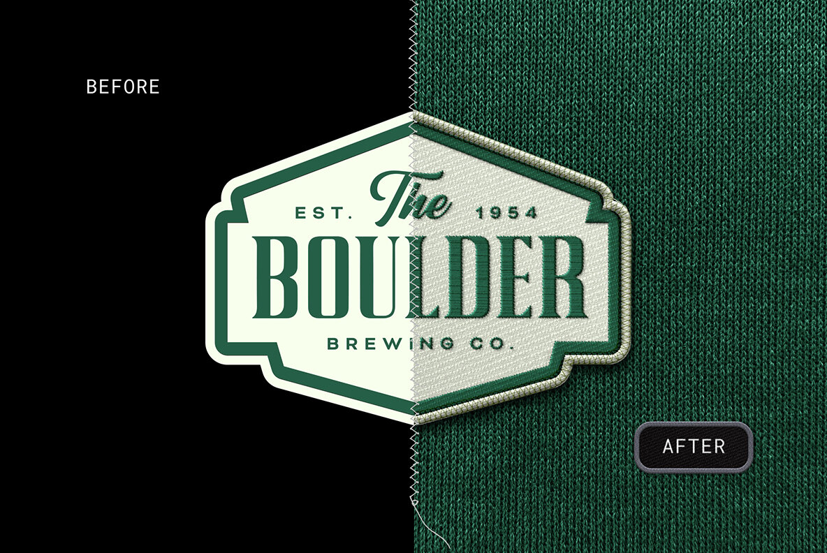 Custom Embroidery Patch mockup 4