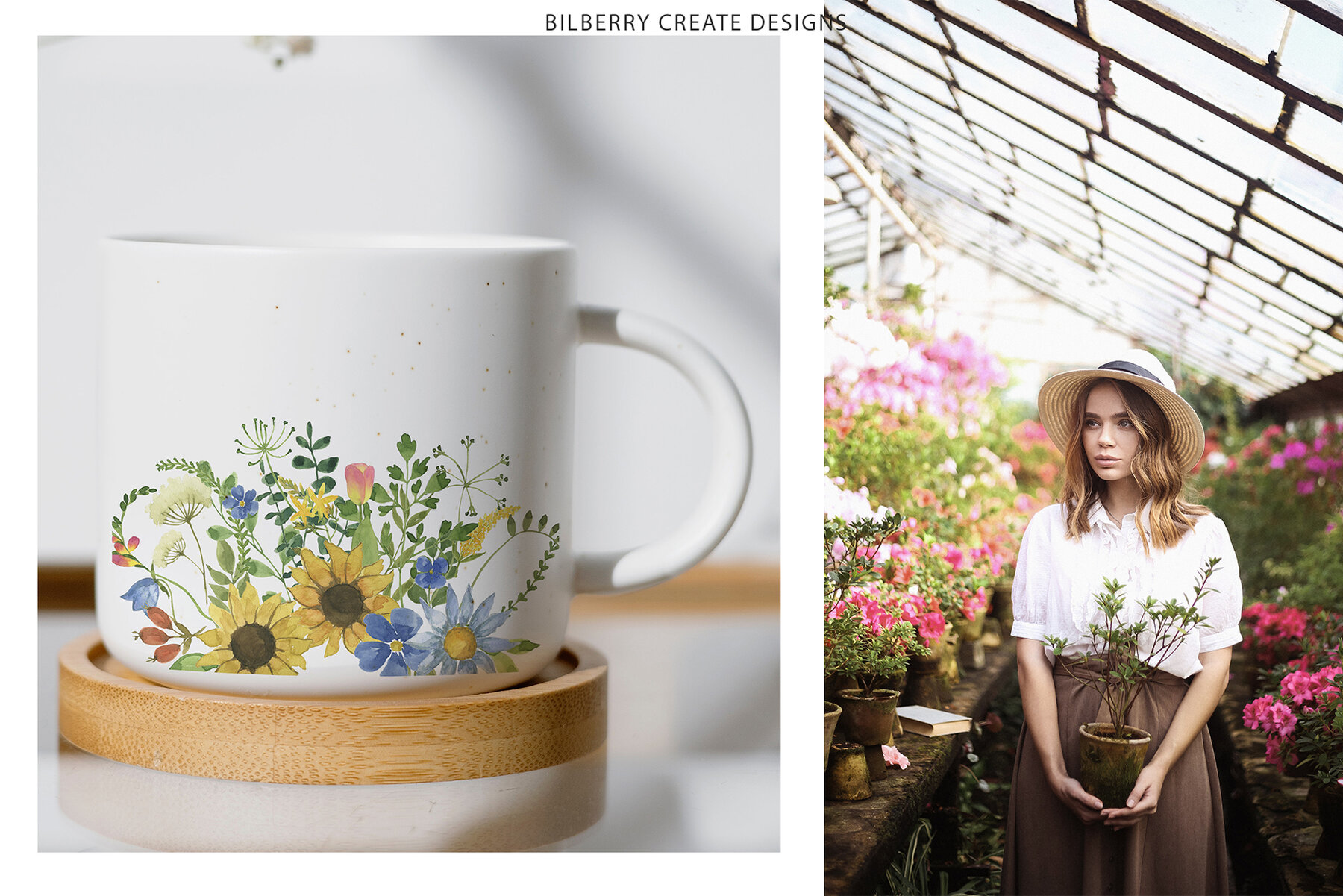 Watercolor Spring Rituals Stock Art 8