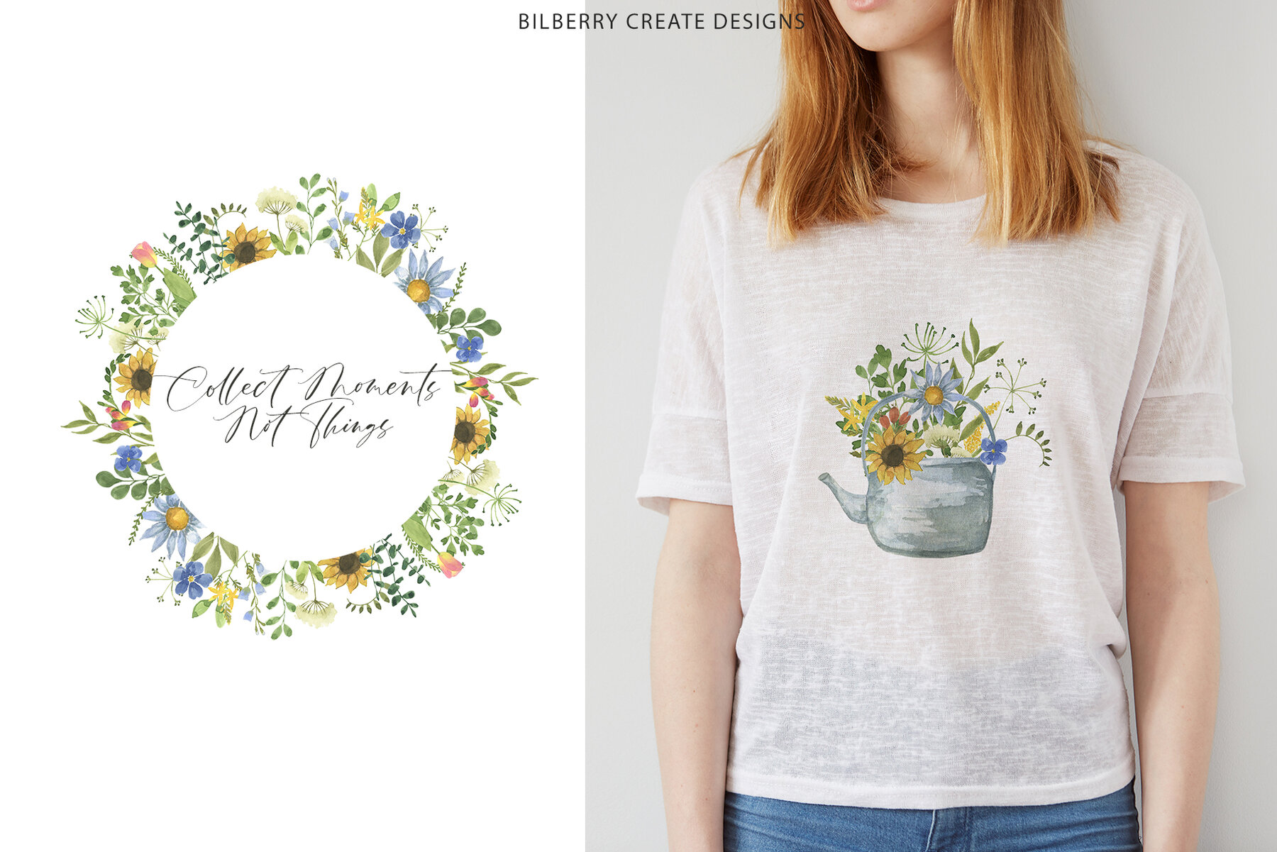 Watercolor Spring Rituals Stock Art 9