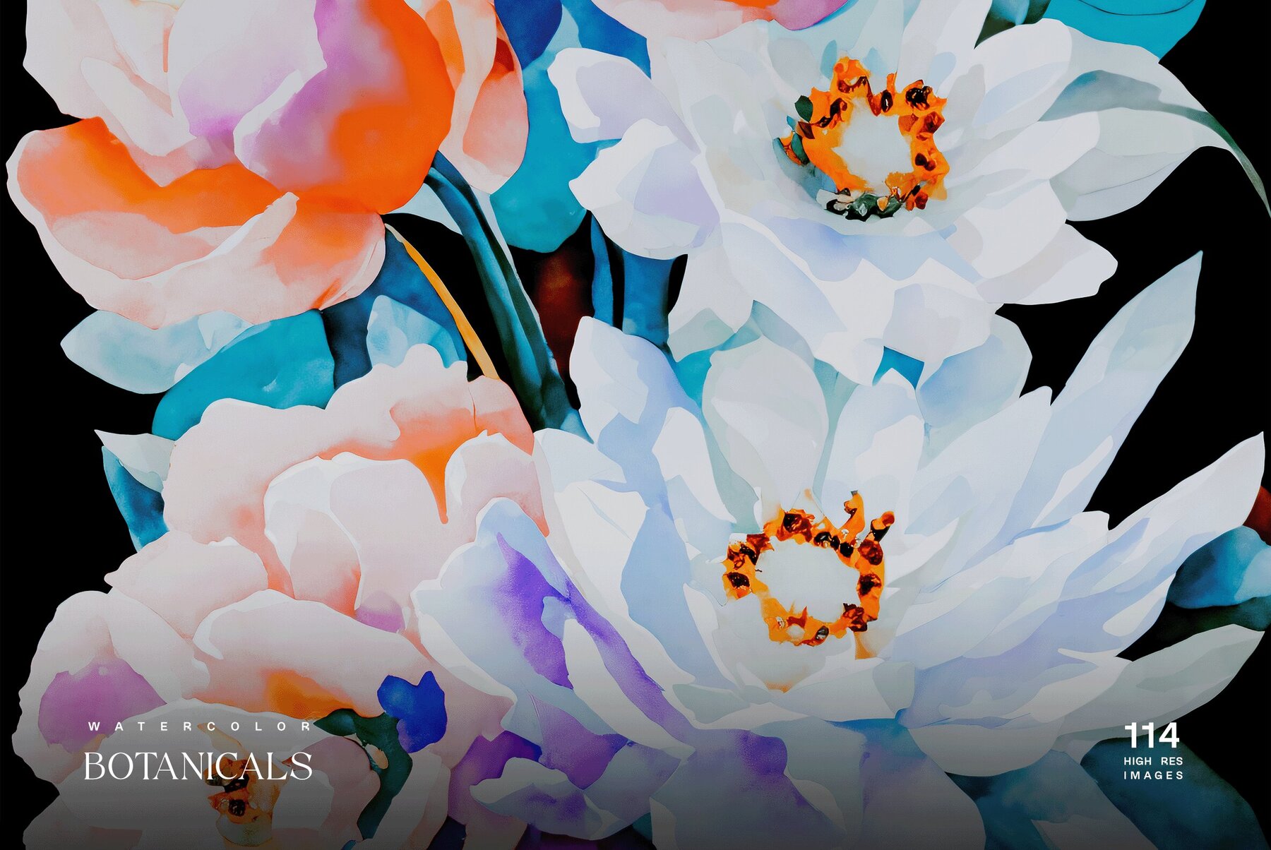 Watercolor Botanicals 4