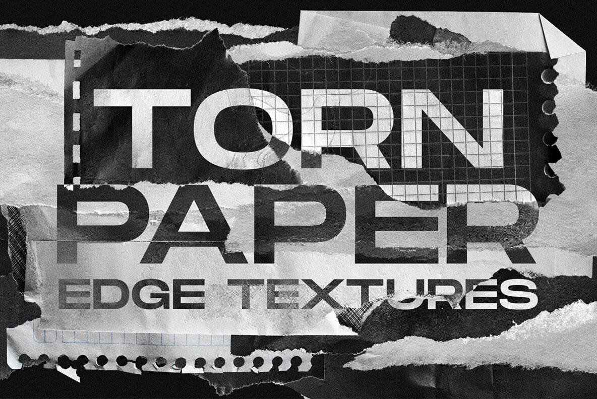 Torn Paper Edge Textures 1