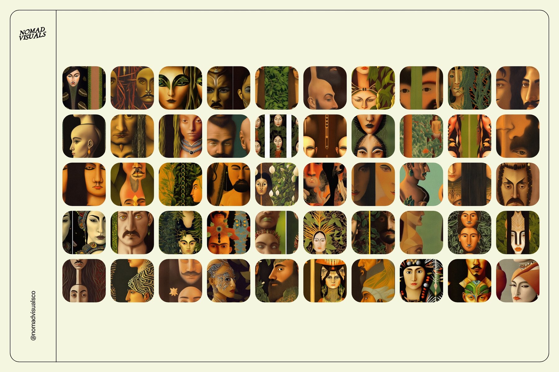 Portraits Illustrations Bundle 7