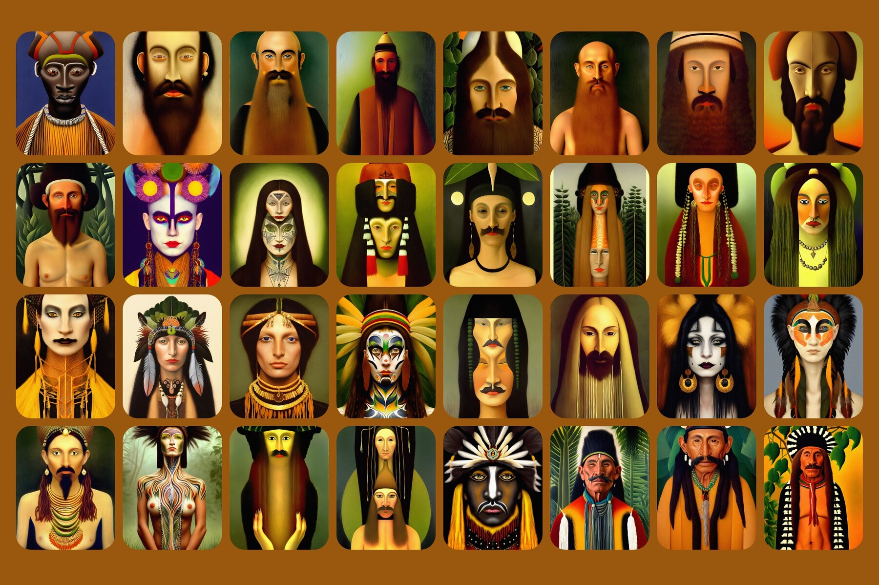 Portraits Illustrations Bundle 10