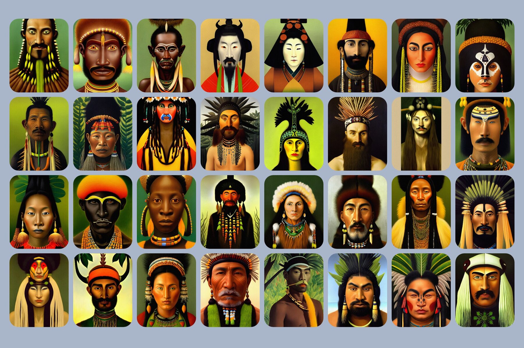 Portraits Illustrations Bundle 11