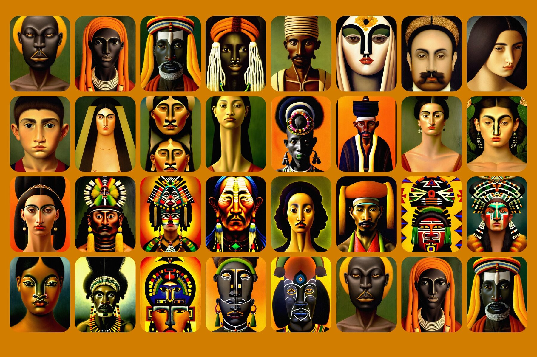 Portraits Illustrations Bundle 13