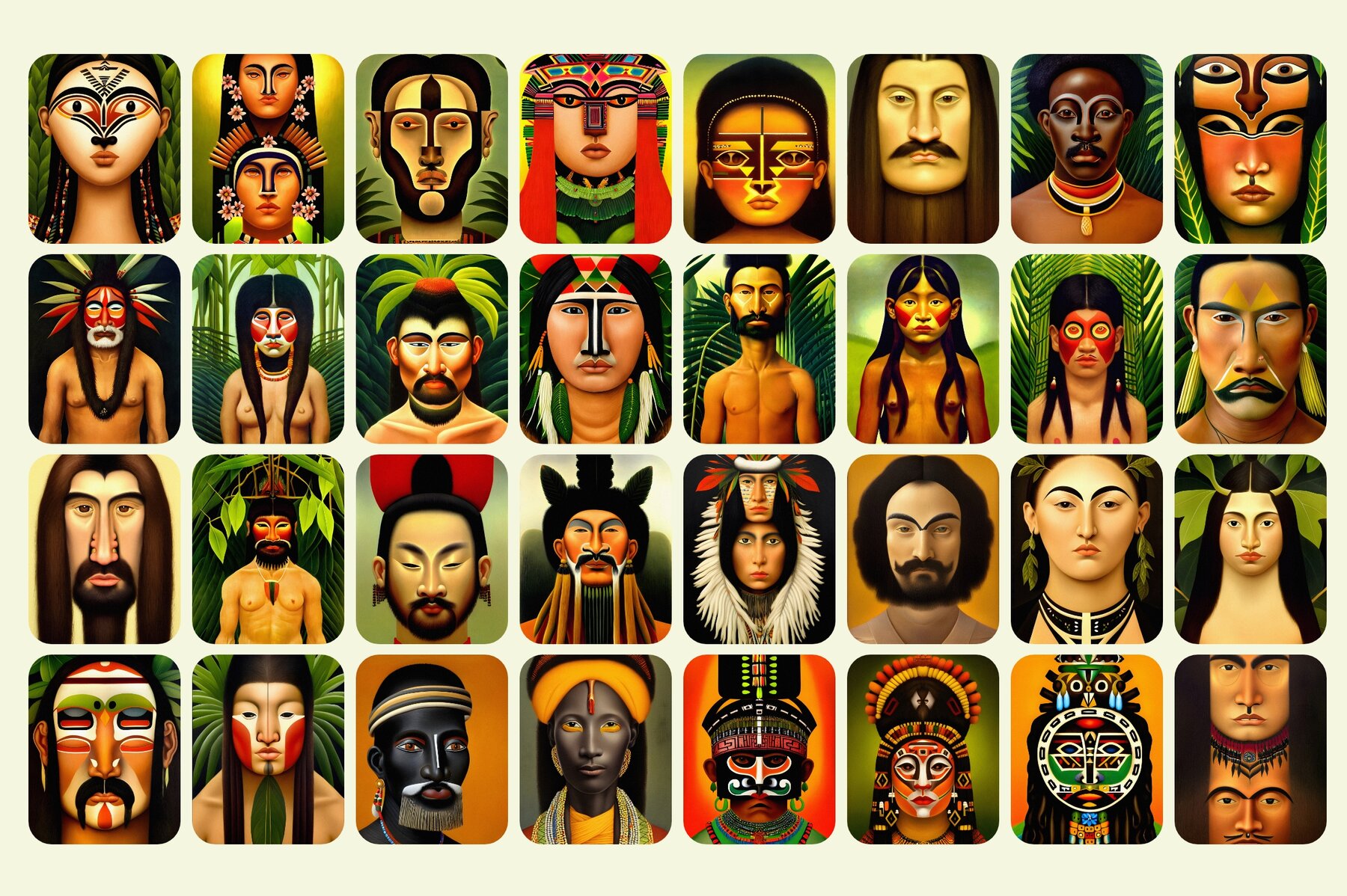 Portraits Illustrations Bundle 17