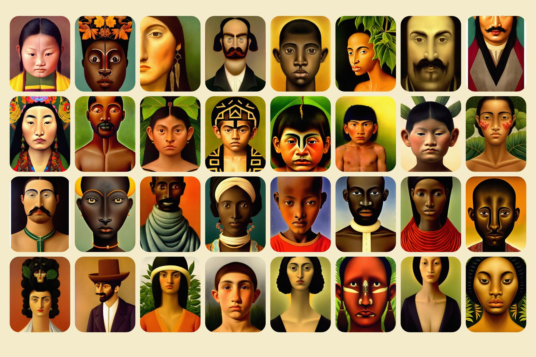 Portraits Illustrations Bundle 19