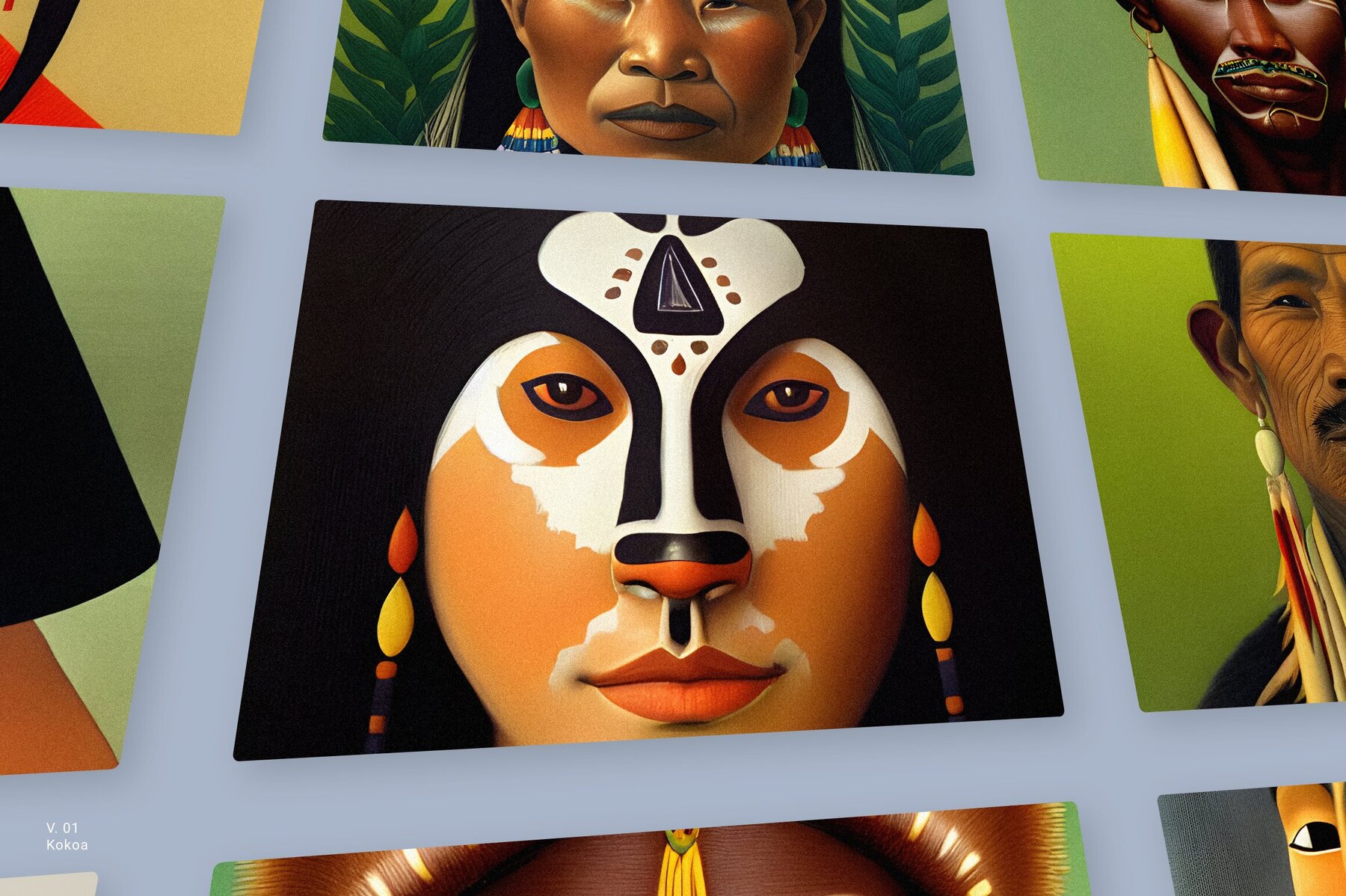 Portraits Illustrations Bundle 28