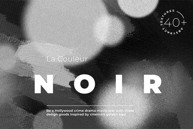 Noir bokeh overlay and abstract pack
