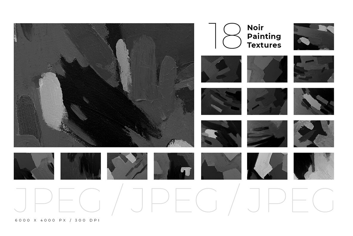 Noir bokeh overlay and abstract pack 2