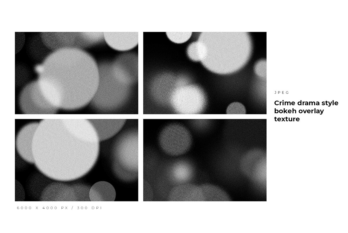 Noir bokeh overlay and abstract pack 4