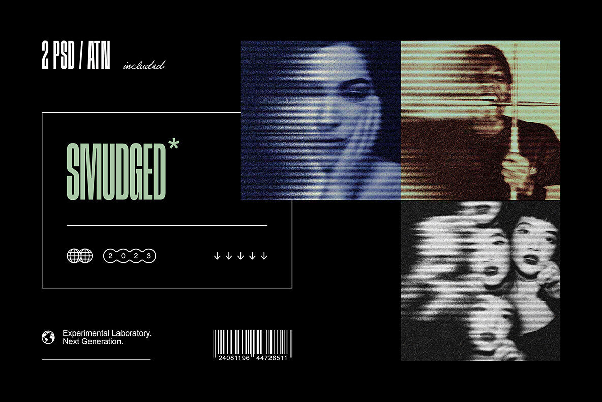 Smudged Gloomy Photoshop Kit 1