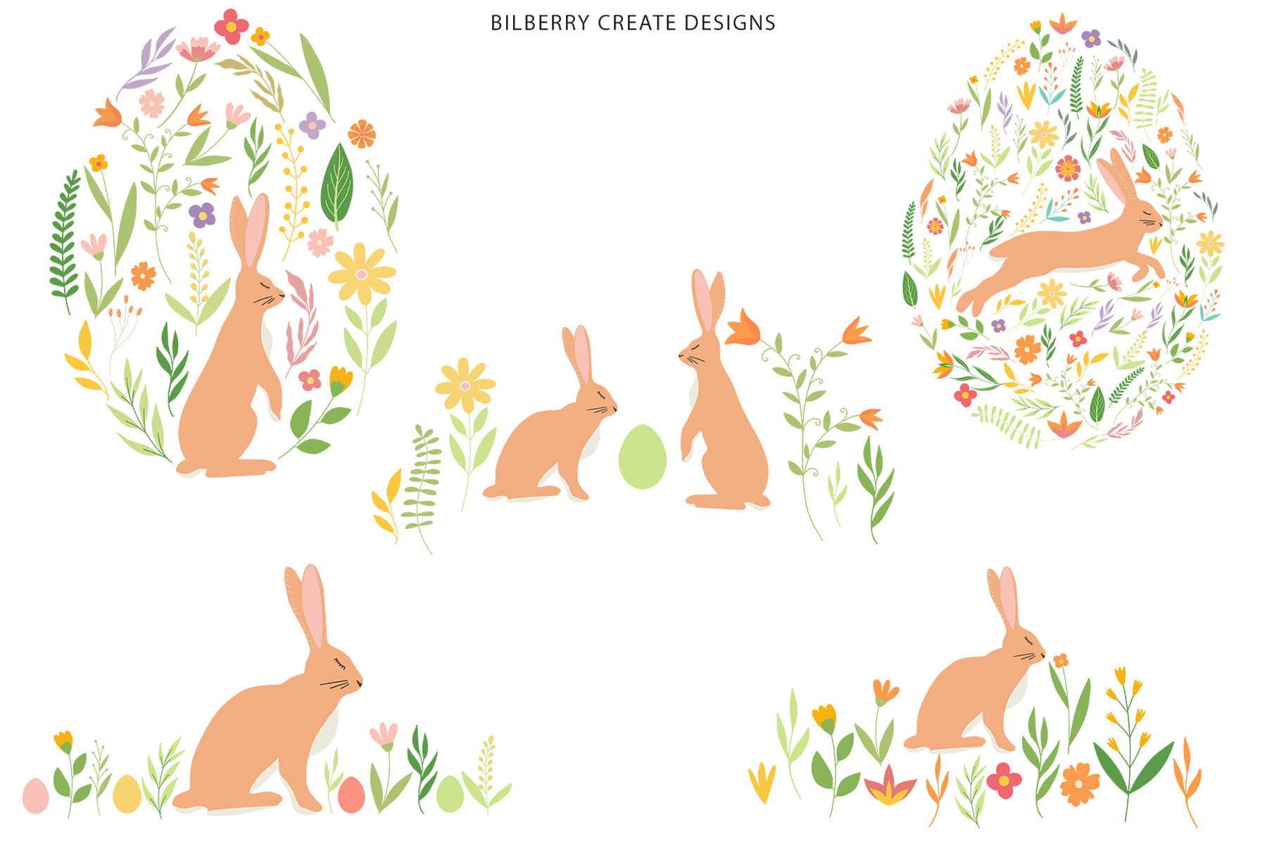 Happy Easter Art Set 7