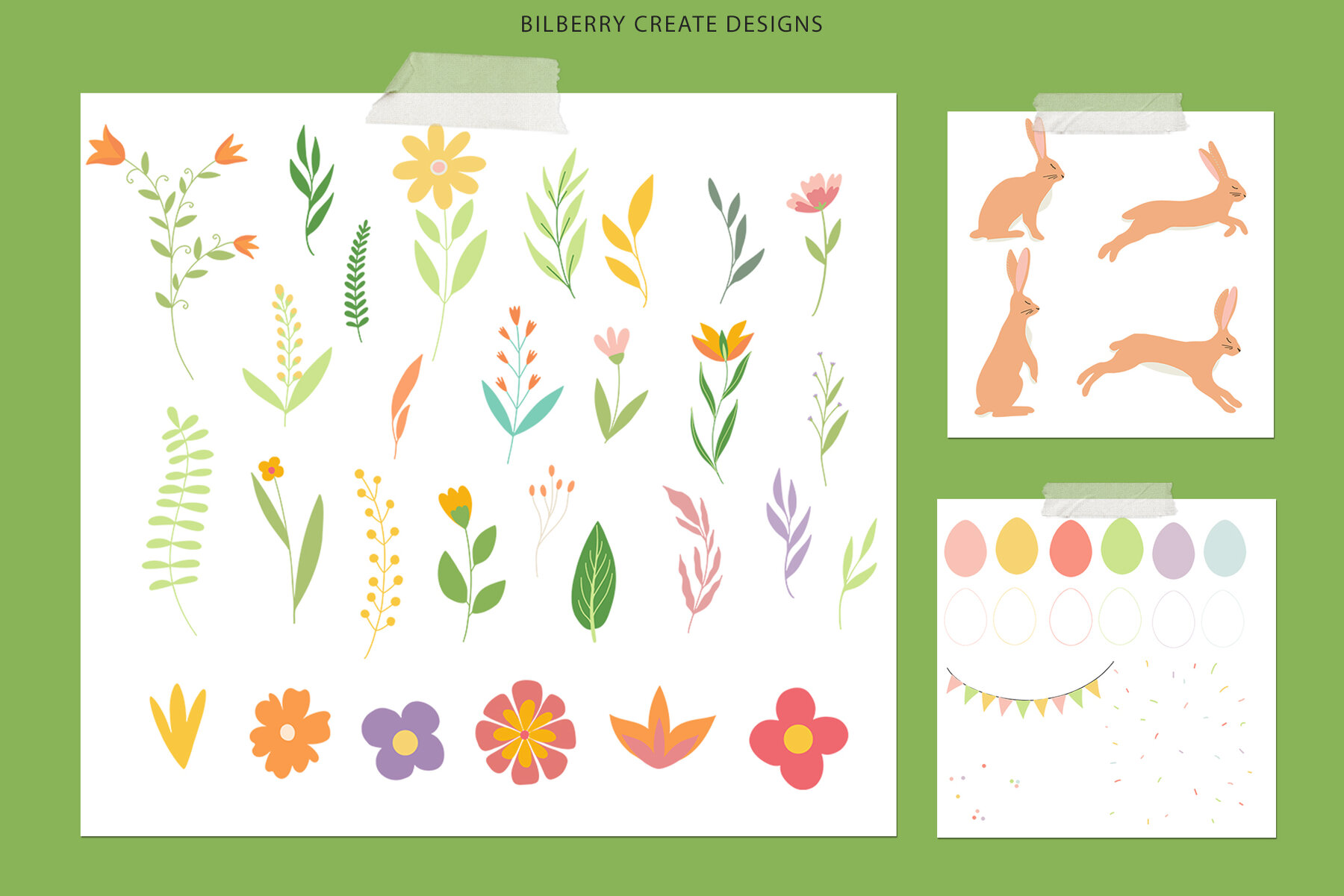 Happy Easter Art Set 9