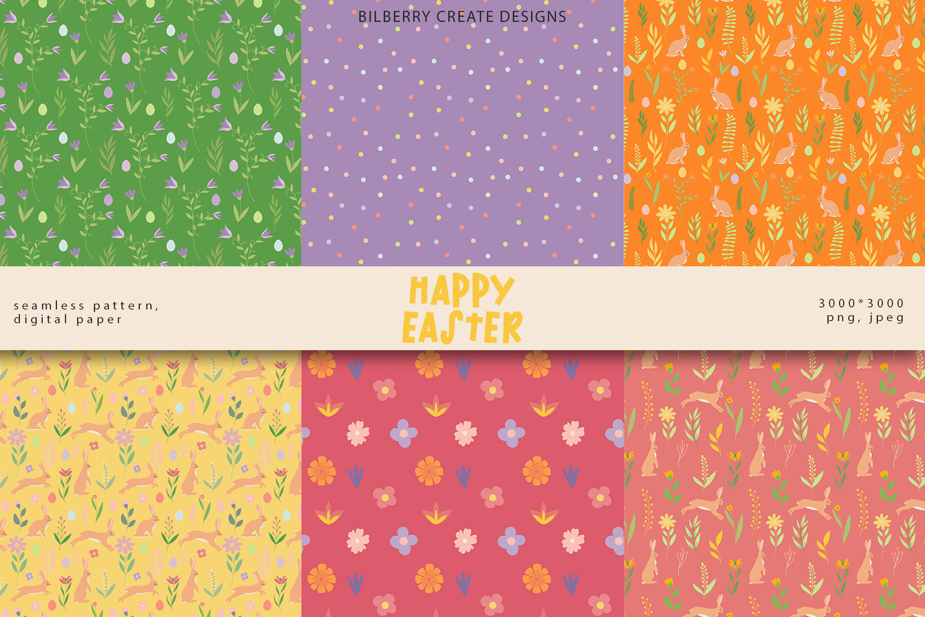 Happy Easter Art Set 10