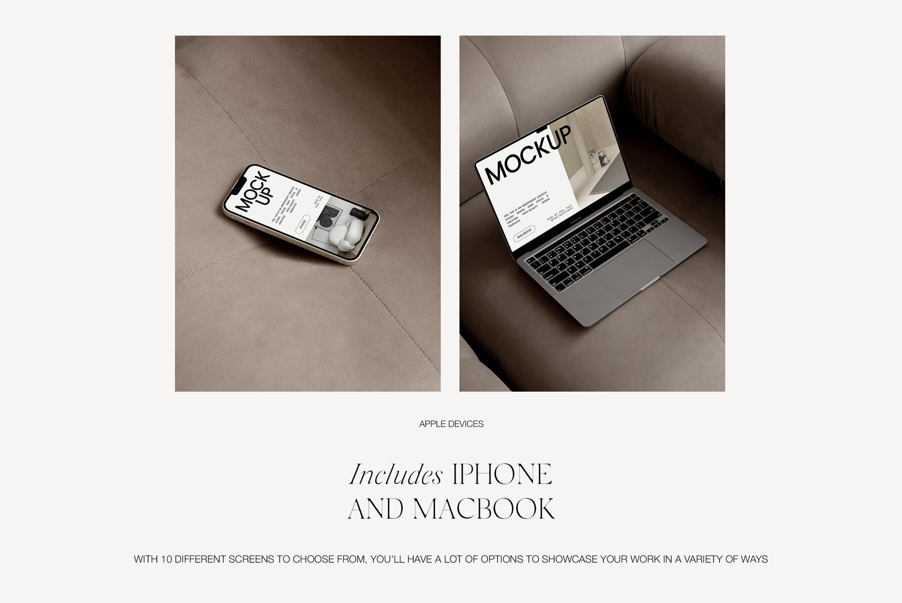 Apple Digital Devices Mockups Macbook Iphone Ipad for Photoshop 3