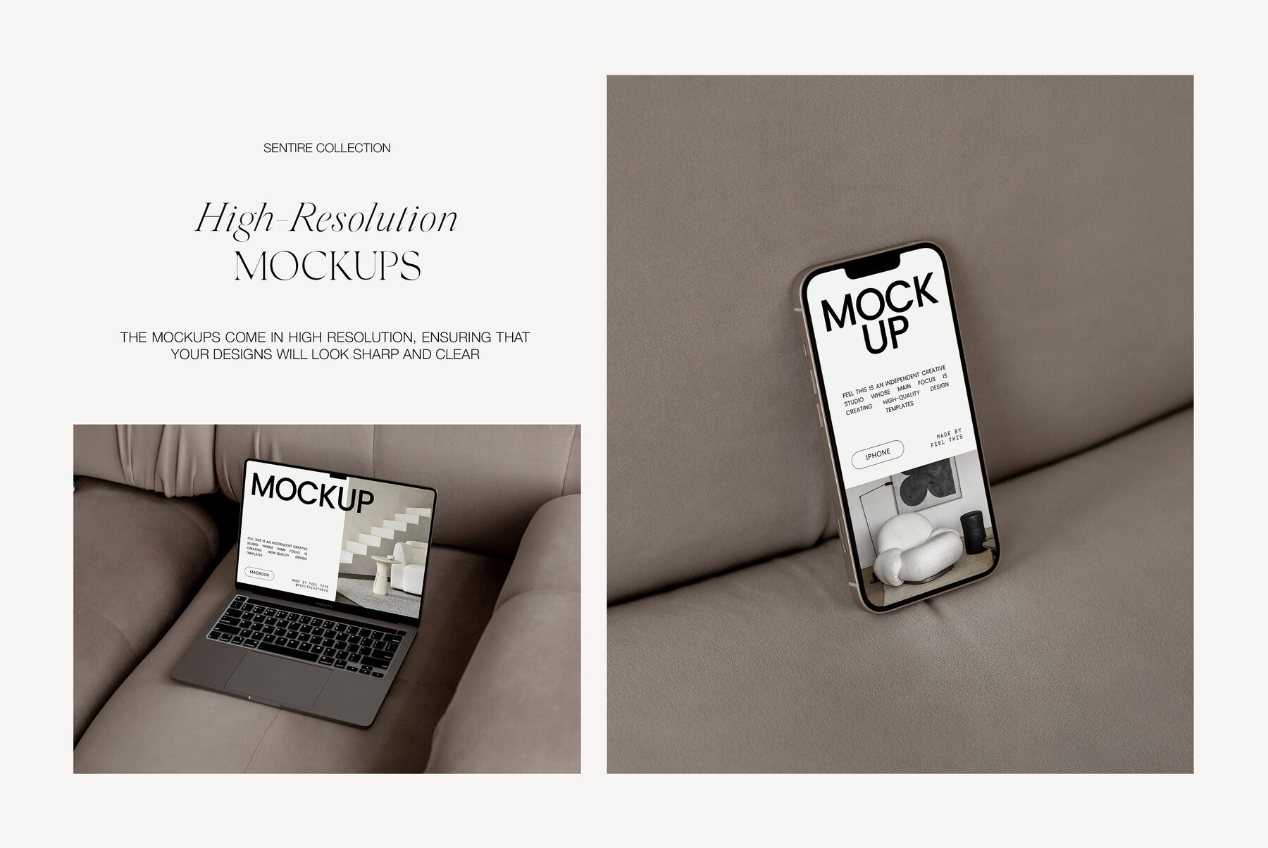 Apple Digital Devices Mockups Macbook Iphone Ipad for Photoshop 6