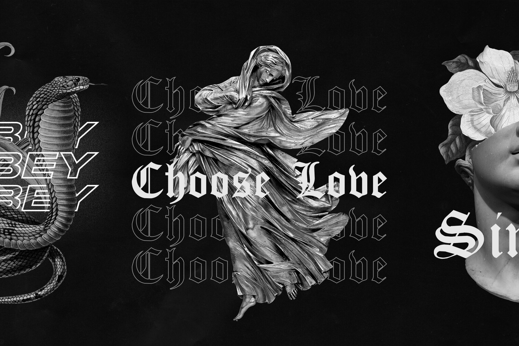 WHYTE Collage and Graphic Bundle 4