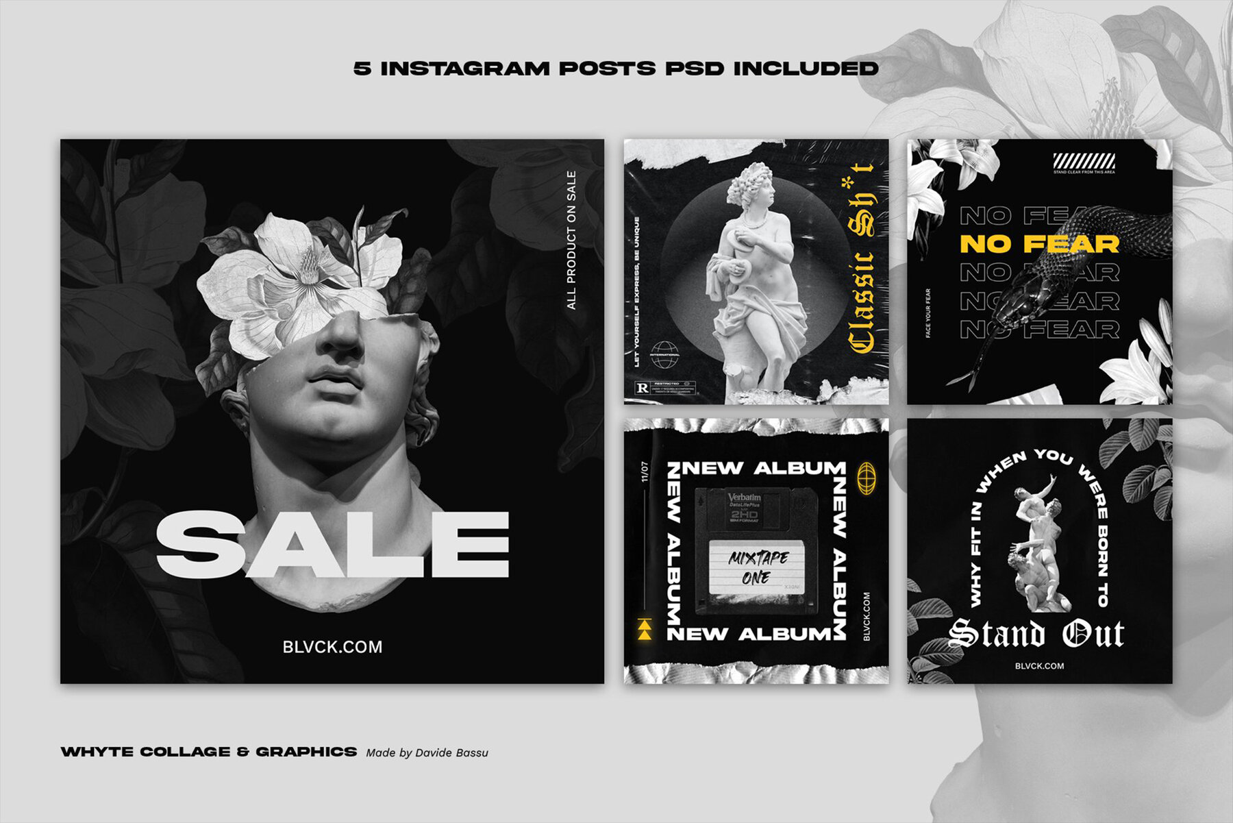 WHYTE Collage and Graphic Bundle 18