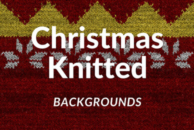 Christmas Knitted Backgrounds