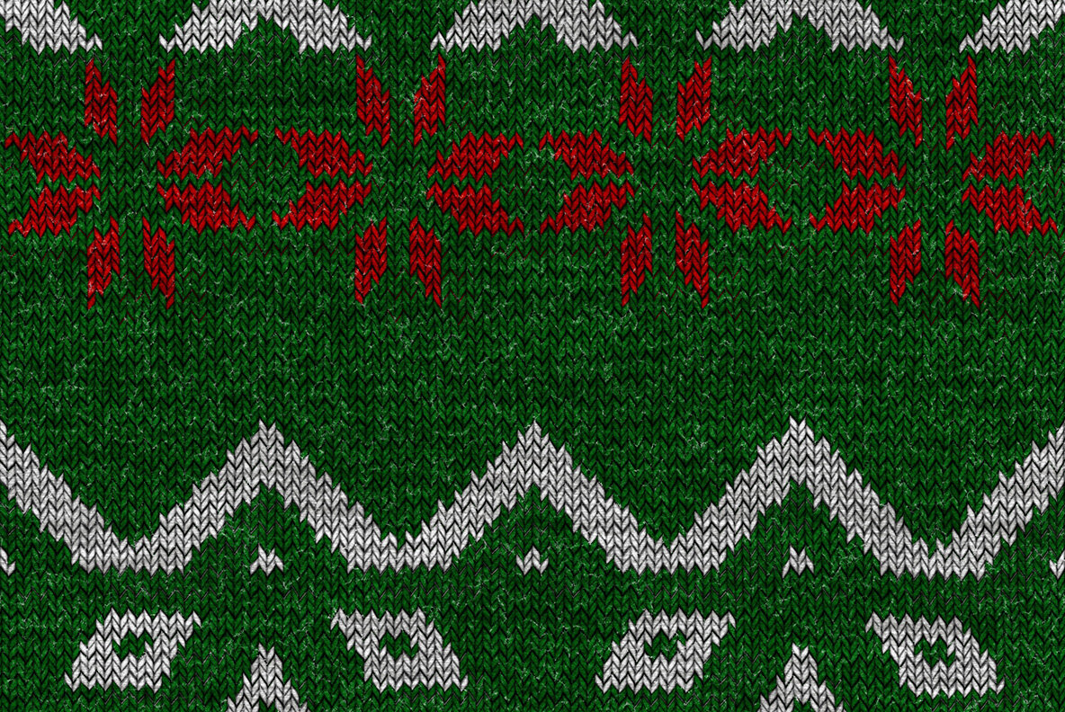 Christmas Knitted Backgrounds 3