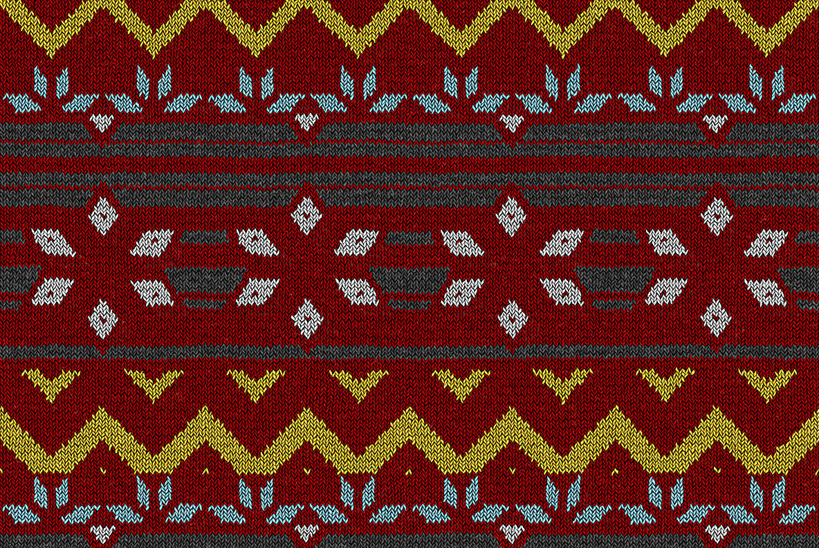 Christmas Knitted Backgrounds 6