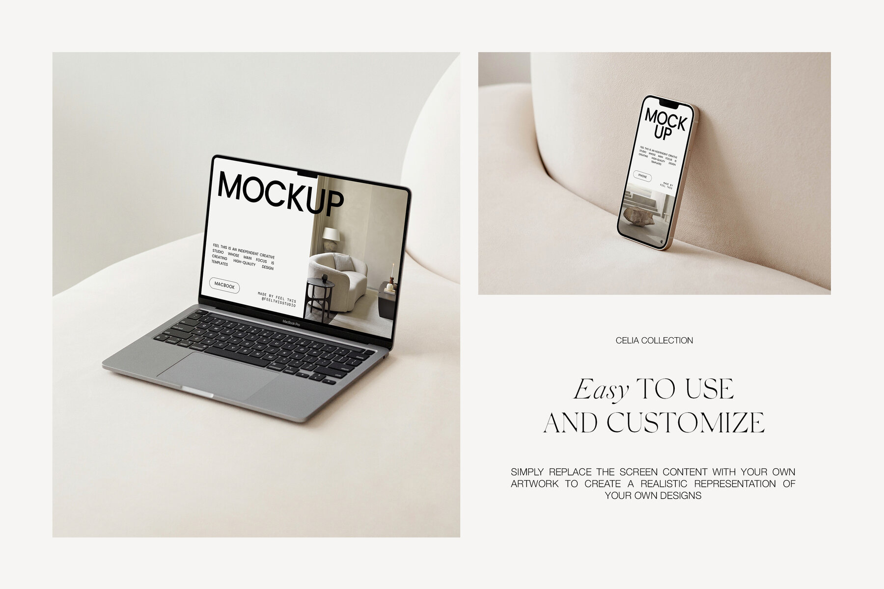 Apple Digital Devices Mockups Macbook Iphone Ipad for Photoshop 5