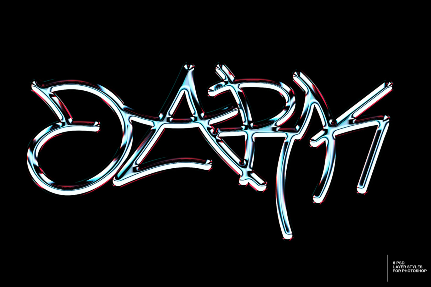 Chrome Text Effect 05 4