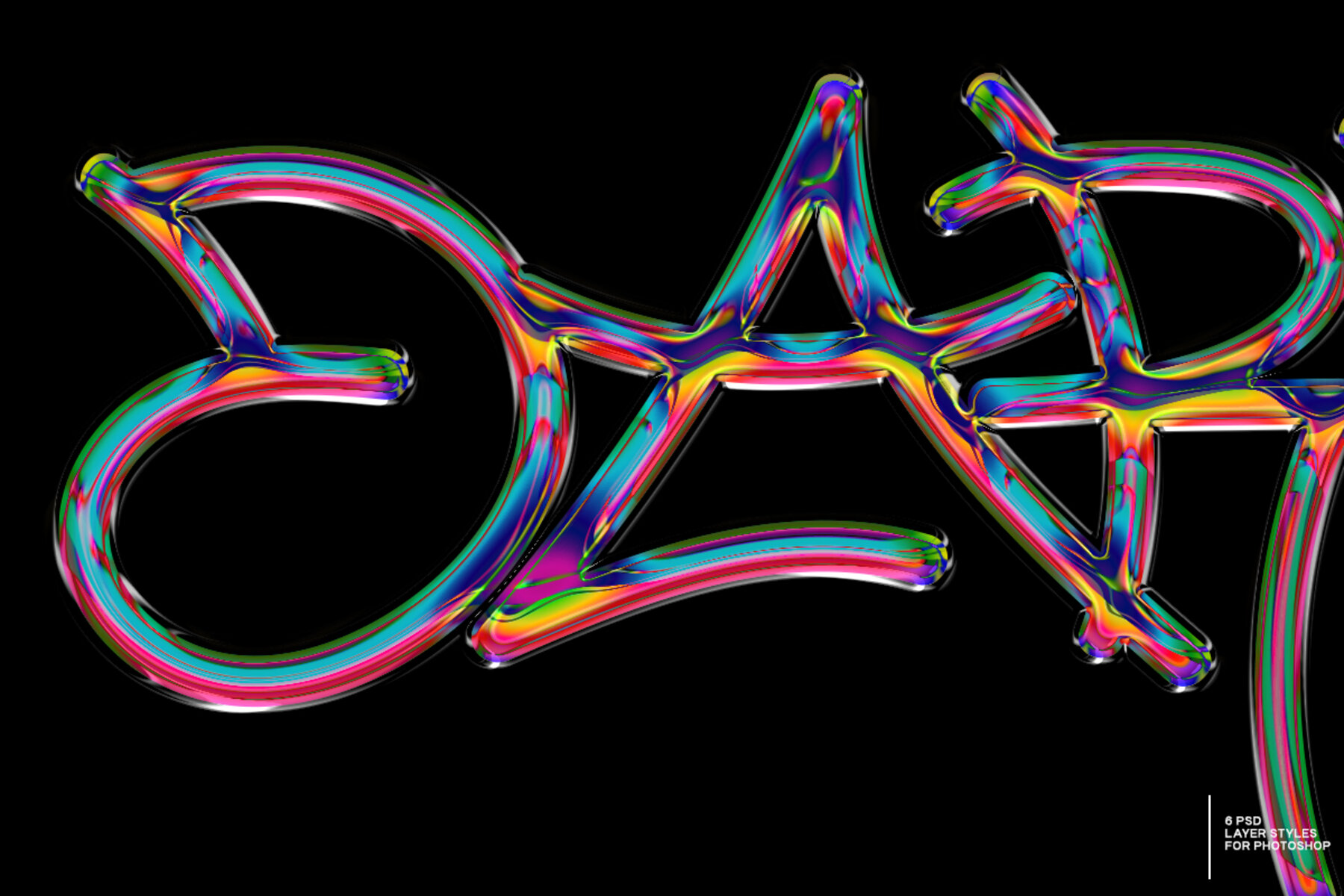 Chrome Text Effect 05 6