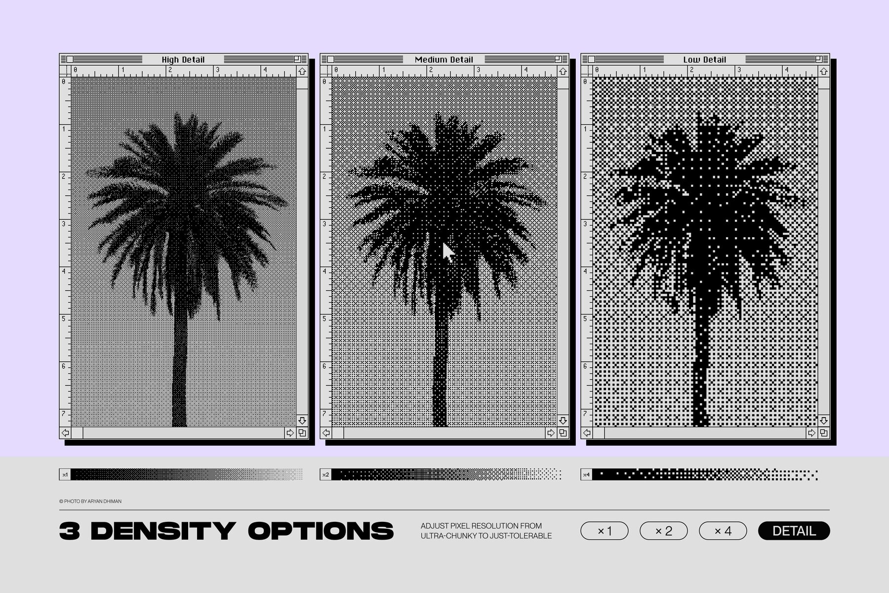 Bitmap LAB     one click pixel halftone Photoshop action 21