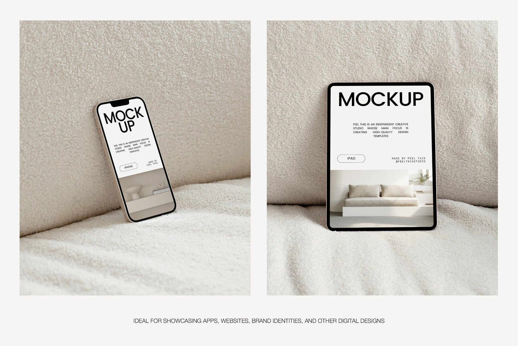 Apple Digital Devices Mockups Macbook Iphone Ipad for Photoshop 8