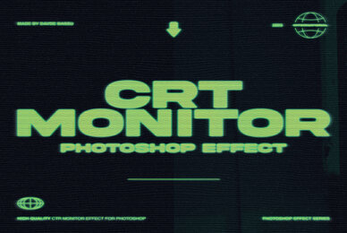 Retro CTR Monitor Effect