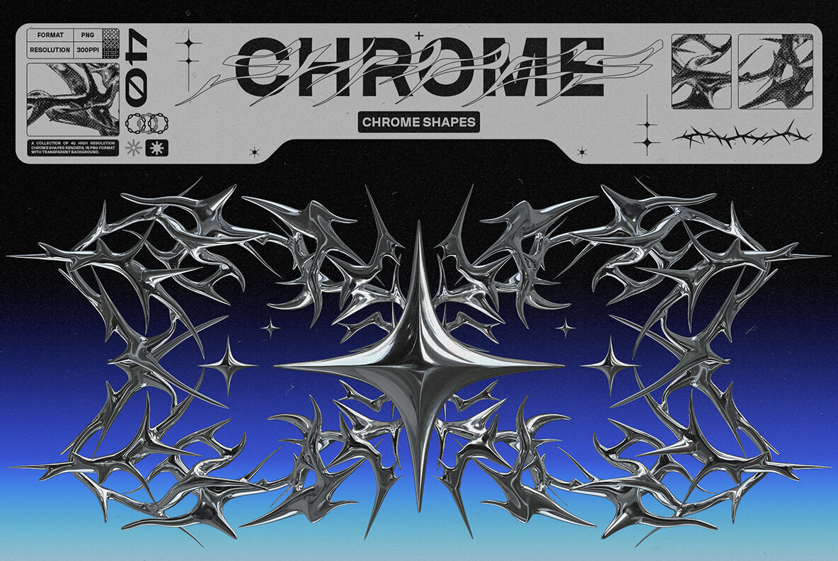 Chrome Shapes 1