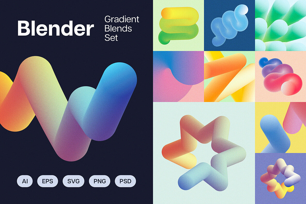 Blender     Gradient Blends Collection 1