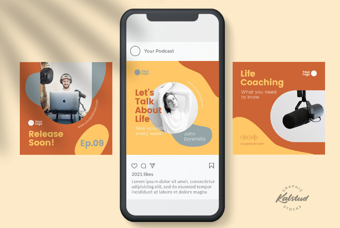 RADIO   Podcast Instagram Template 3