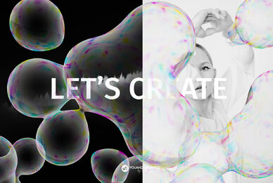 Abstract Bubbles Creative Set