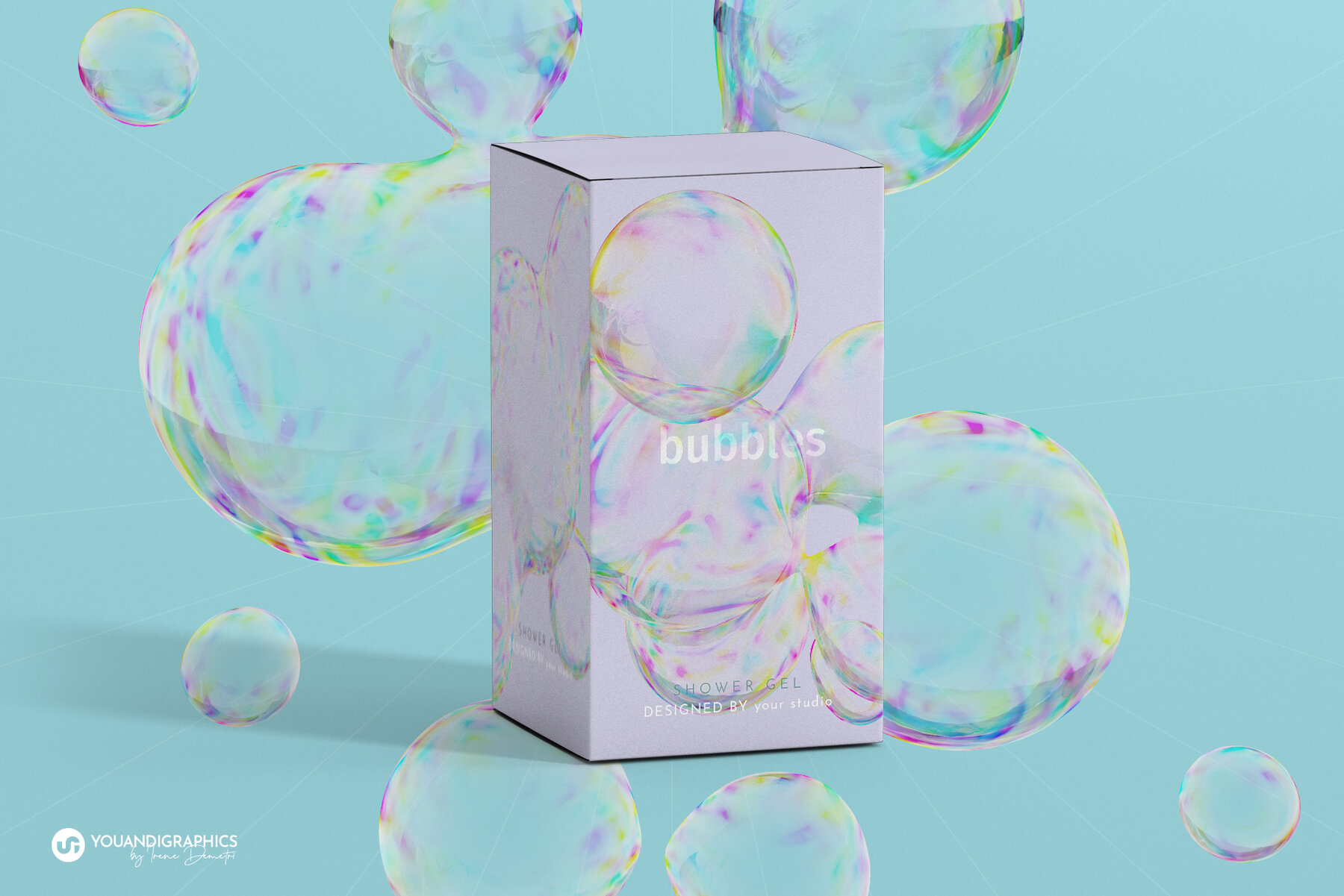Abstract Bubbles Creative Set 5