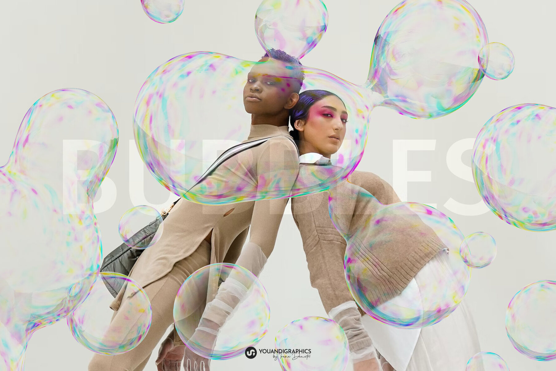 Abstract Bubbles Creative Set 7