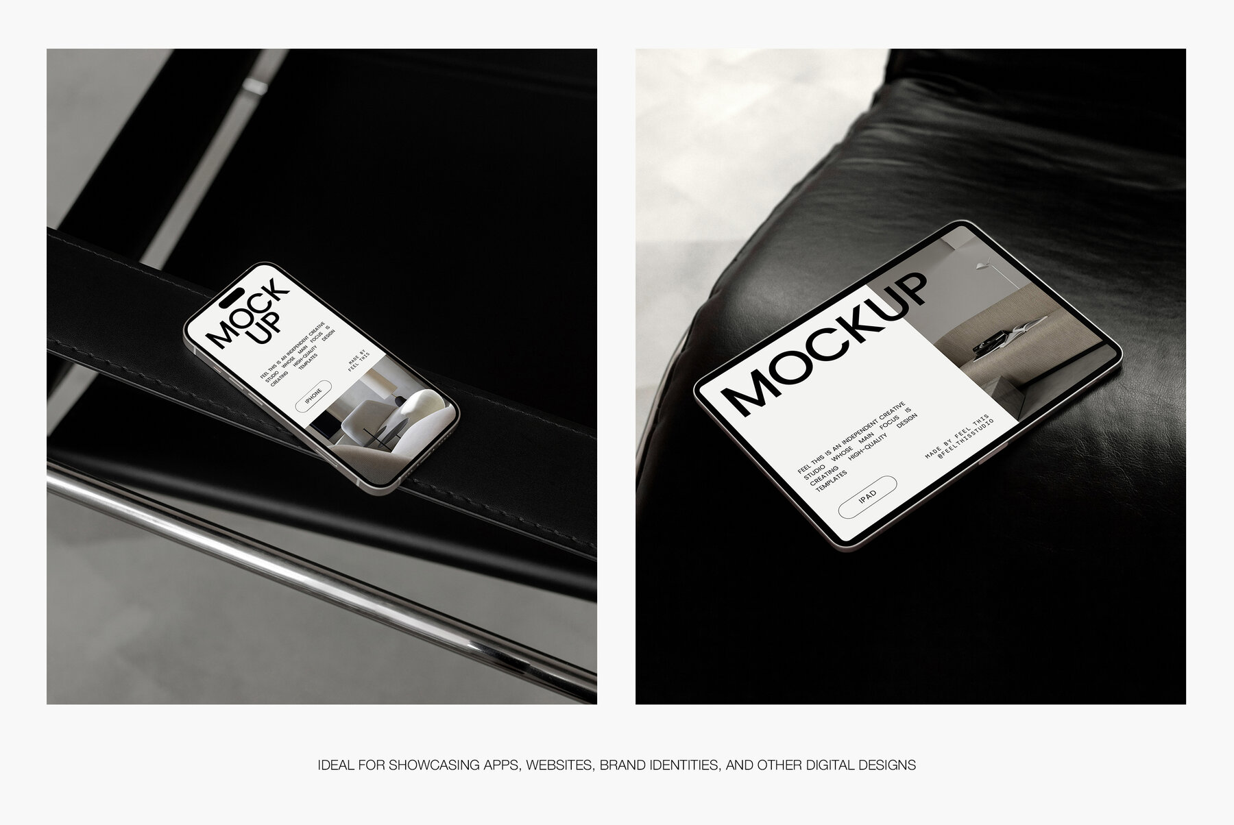 Apple Digital Devices Mockups Macbook Iphone Ipad for Photoshop 4