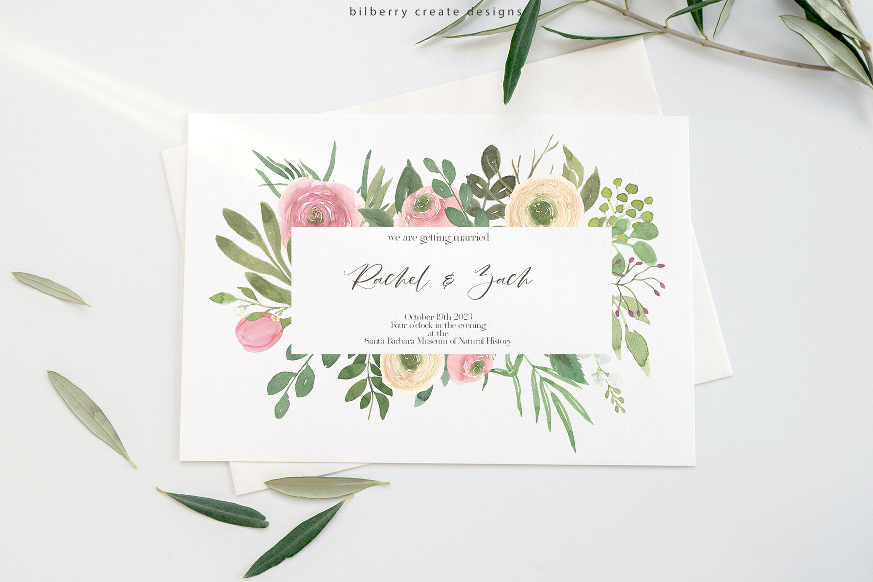 Watercolor Spring Flowery 7