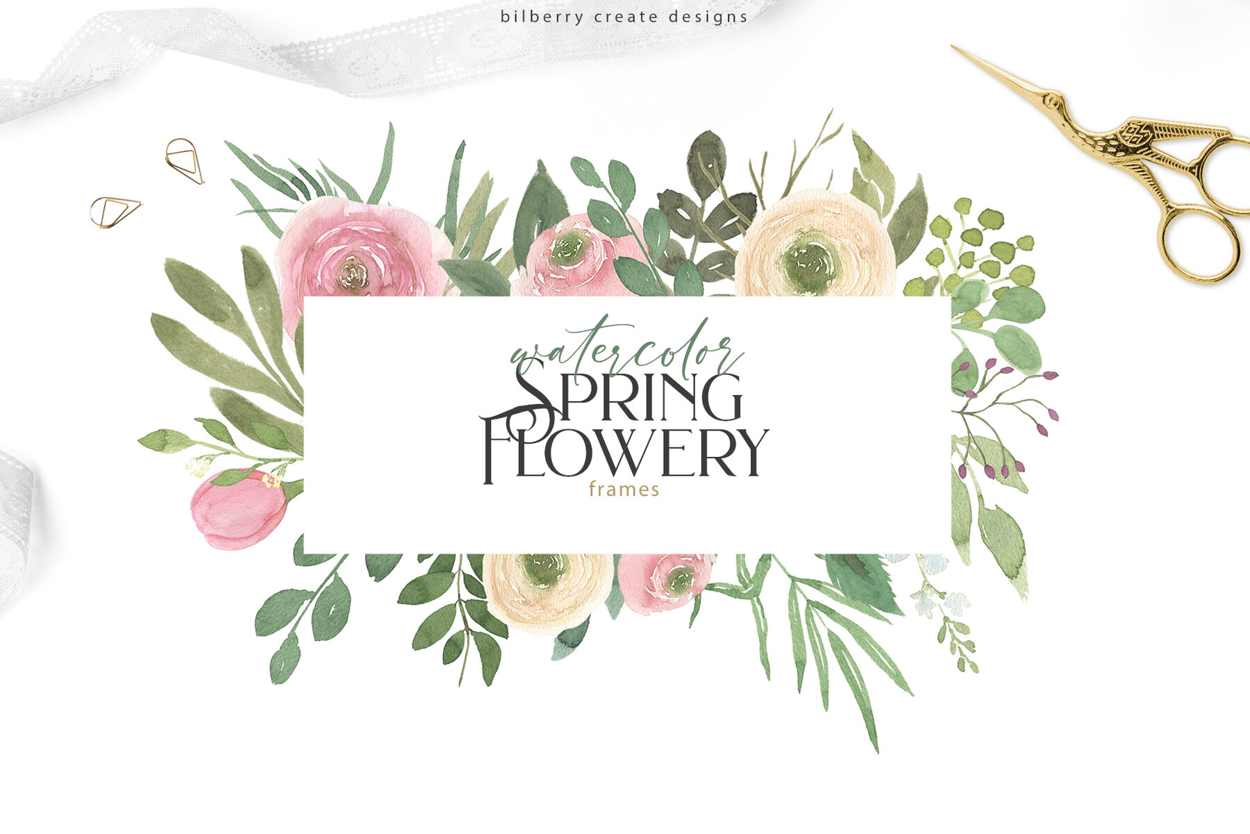 Watercolor Spring Flowery 9