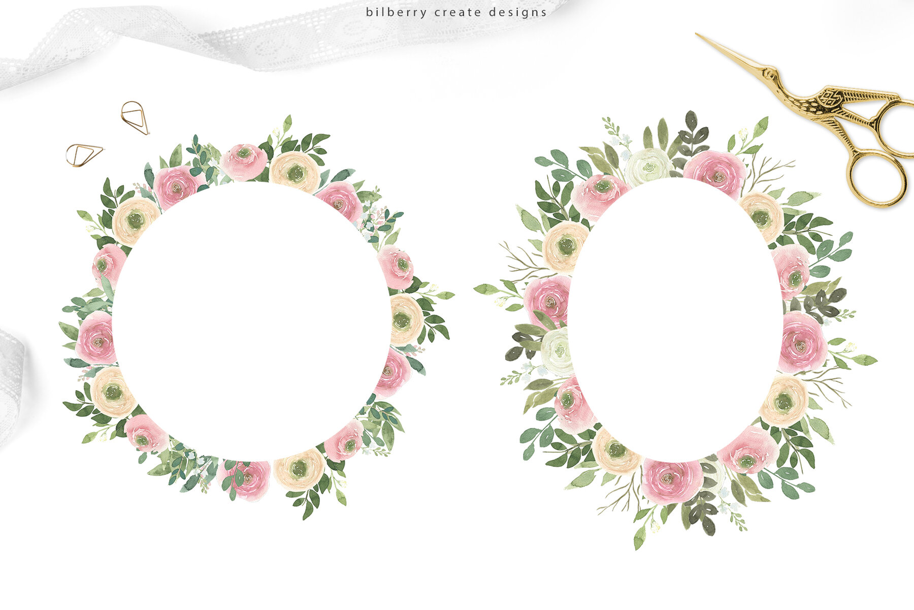 Watercolor Spring Flowery 10