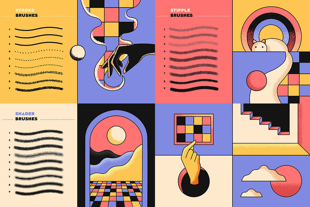 Affinity Brushes Bundle 12