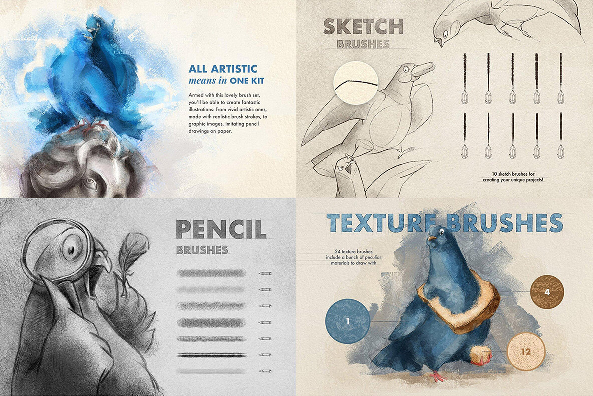 Affinity Brushes Bundle 19